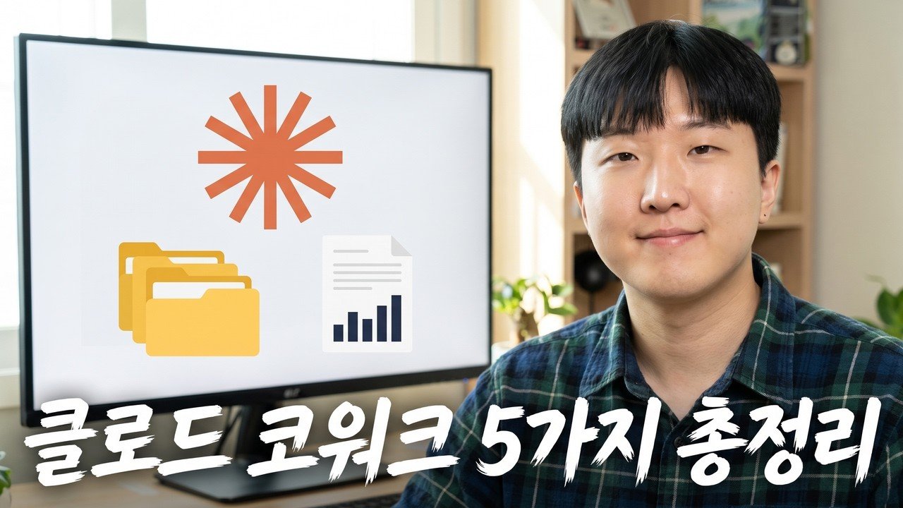 직장인을 위한 클로드 코워크 5가지 롱폼 썸네일